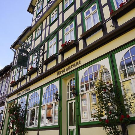 Hotel Garni Zur Post Wernigerode Εξωτερικό φωτογραφία