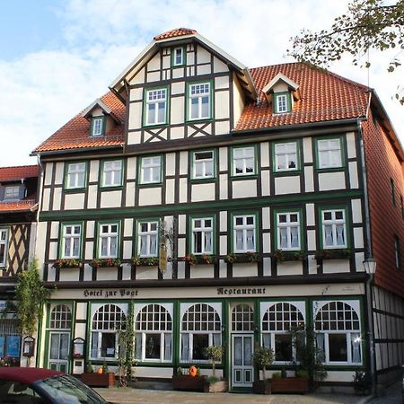 Hotel Garni Zur Post Wernigerode Εξωτερικό φωτογραφία